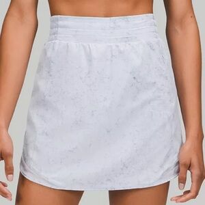 lululemon athletica light purple marble print Skirt